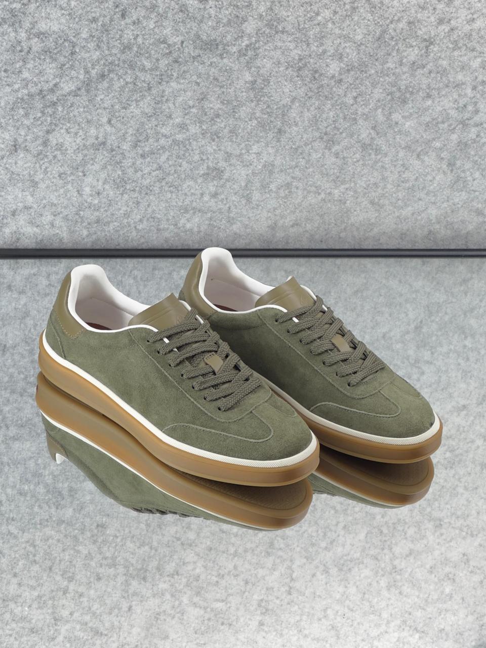 Loro piana Suede Court Sneakers