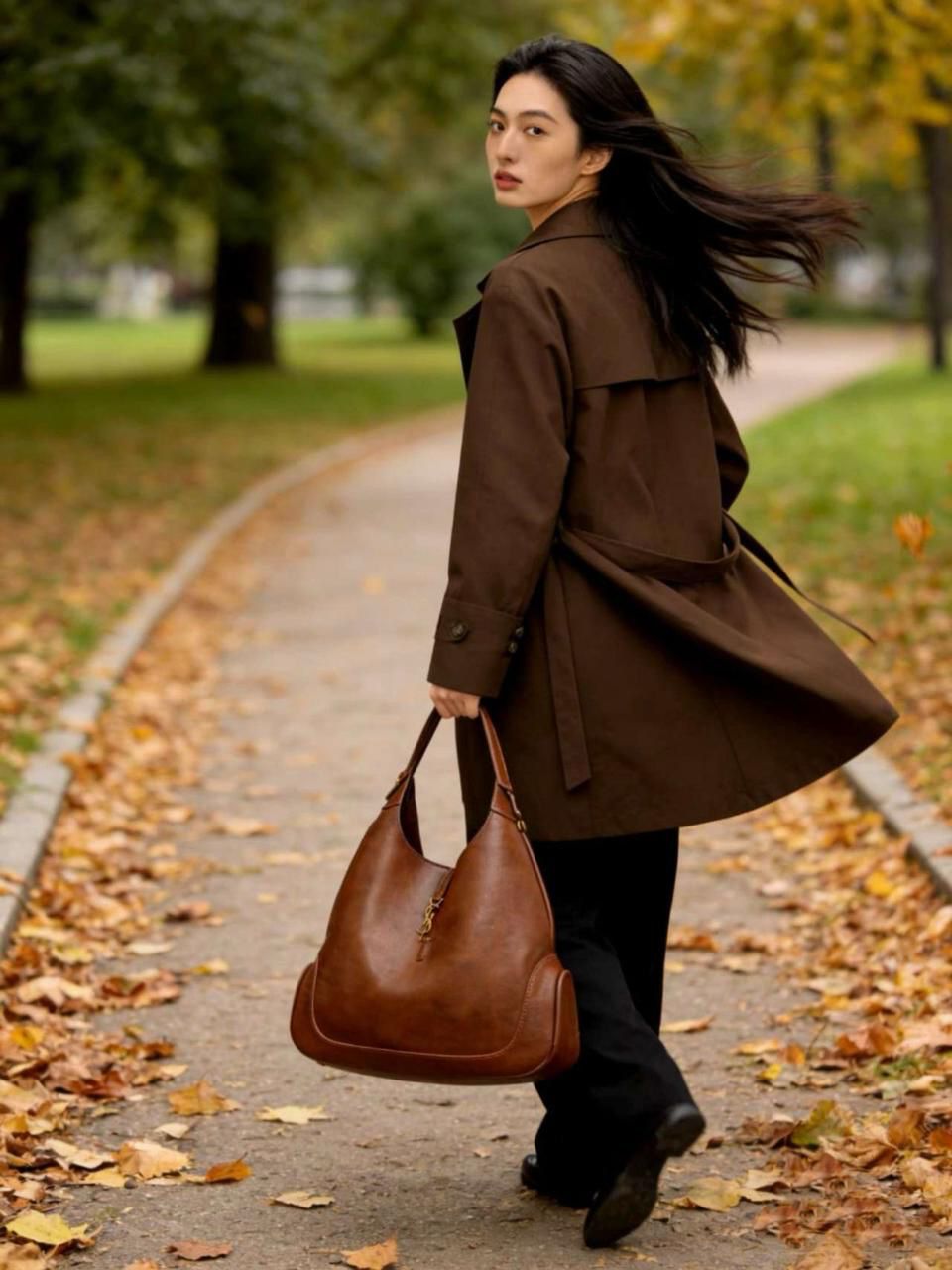 Saint Laurent (YSL) Le 5 à 7 Supple Large Hobo Bag