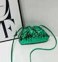 Bottega Veneta Mini Pouch in Intrecciato Leather (Emerald Green)