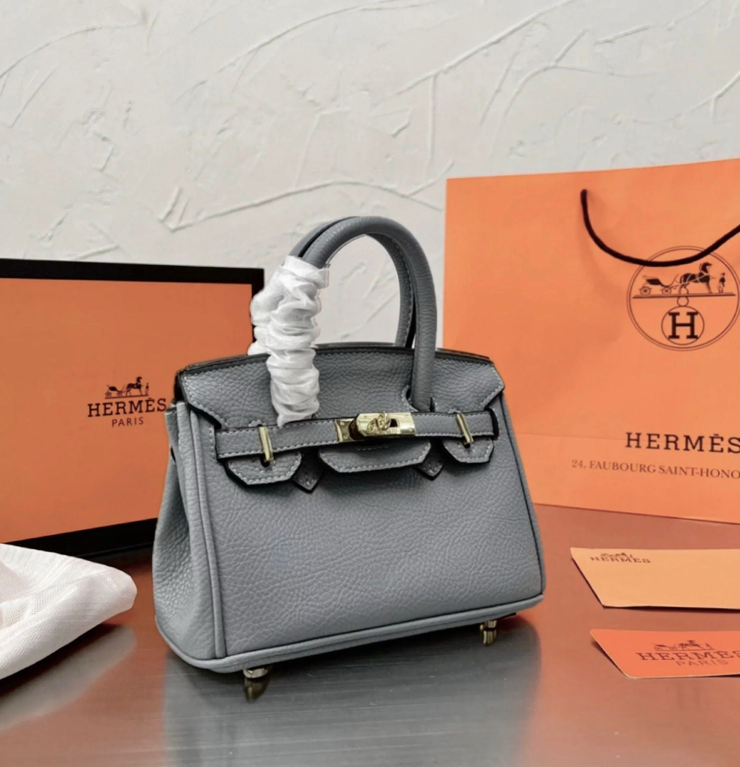 Hermès Birkin 25 (Gris Meyer)