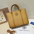 Tory Burch Ella Small Tote (Golden Sunset / Canvas)