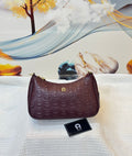 Aigner Adria Monogram Pouch (Burgundy/Wine)