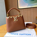 Louis Vuitton Capucines BB (Cognac Taurillon Leather with Crystal Butterflies)