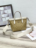 Coach Mini Mollie Tote in Signature Canvas (Gold/Chalk)