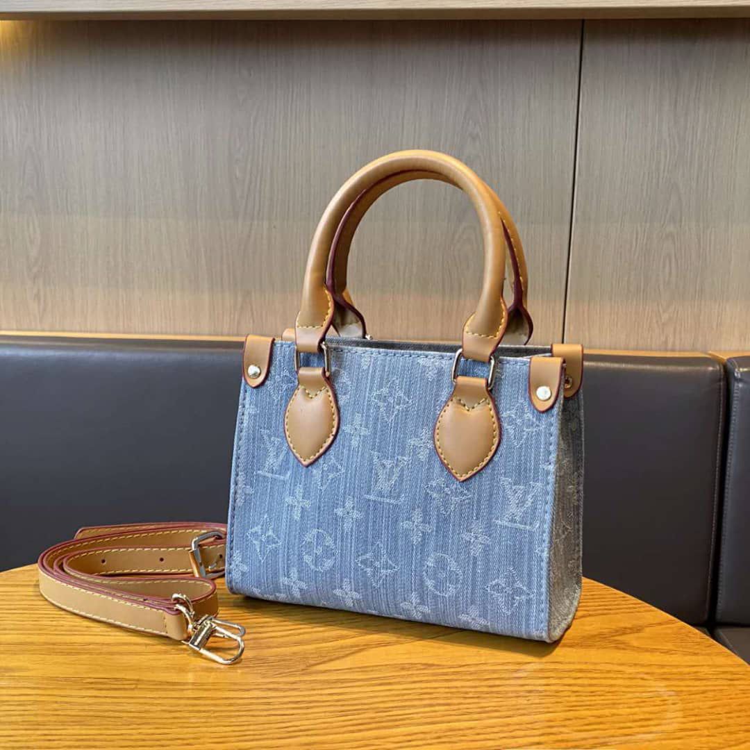 Louis Vuitton OnTheGo PM (Monogram Denim Blue)