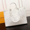 Louis Vuitton Onthego MM (Monogram Empreinte Giant - Cream)