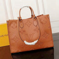 Louis Vuitton Onthego MM (Monogram Empreinte Giant - Cognac)