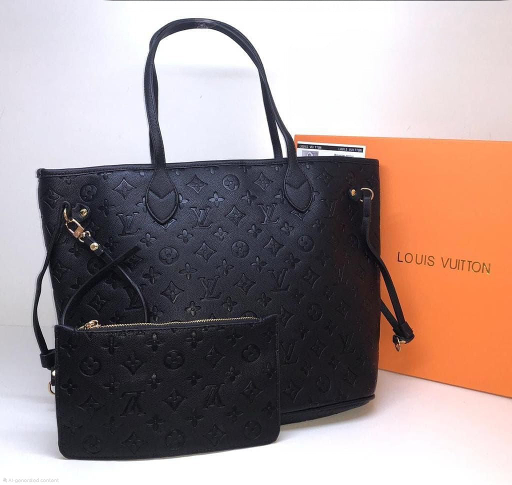 Louis Vuitton Neverfull MM (Black Monogram Empreinte)