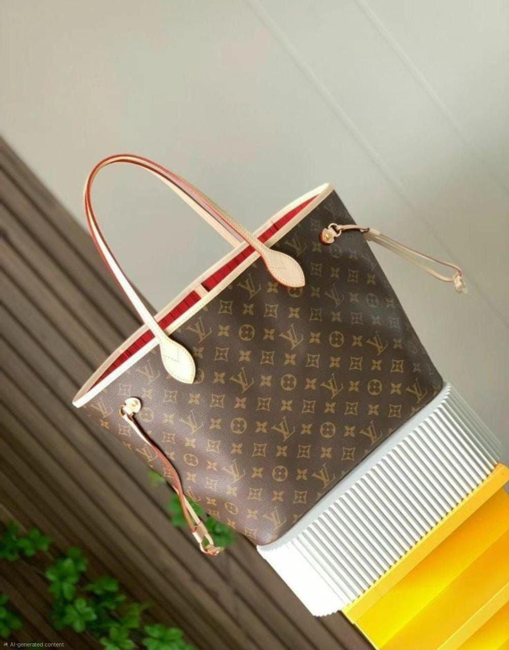 Louis Vuitton Neverfull MM (Monogram Canvas / Pivoine)