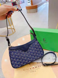 Goyard Baguette Bag (Navy Blue)
