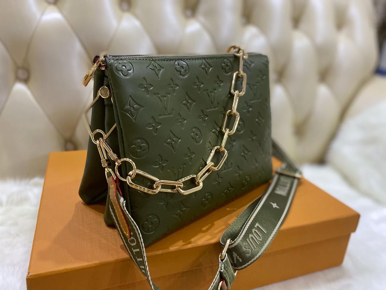 Louis Vuitton Trio Messenger (Monogram Empreinte Khaki)