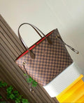 Louis Vuitton Neverfull MM (Damier Ebene / Cerise)