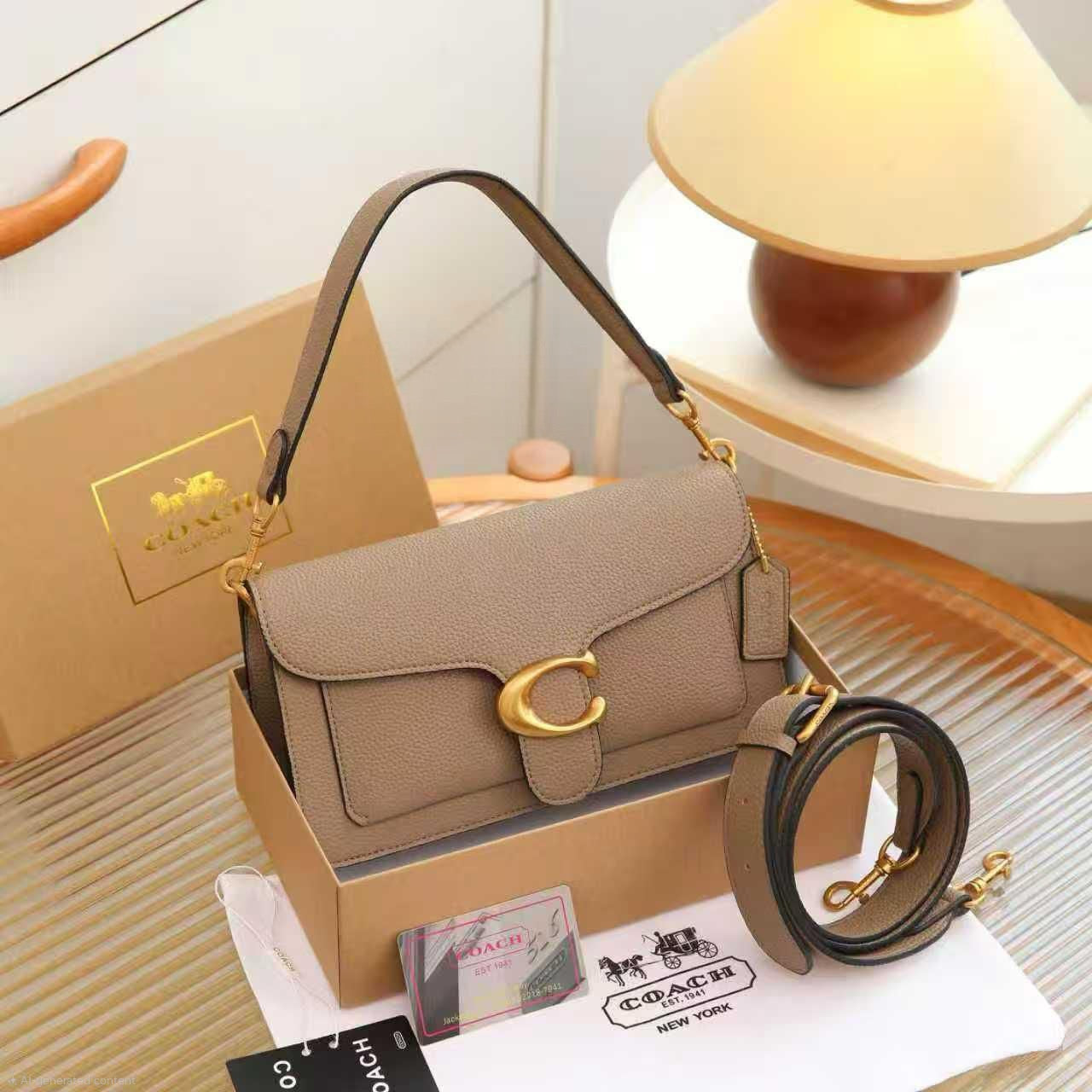 Coach Tabby Shoulder Bag 26 (Taupe)