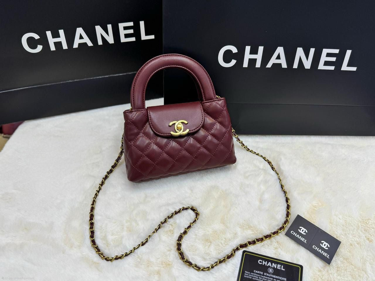Chanel Nano Shopping Bag (Marron)