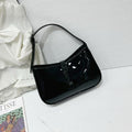 Saint Laurent LE 5 À 7 Hobo Bag (Black Patent)