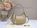 Coach Kleo Hobo In Signature Canvas (Light Khaki/Chalk)