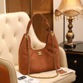 Chanel Hobo Bag (Brown Suede)