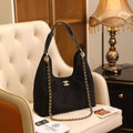 Chanel Hobo Bag (Black Suede)