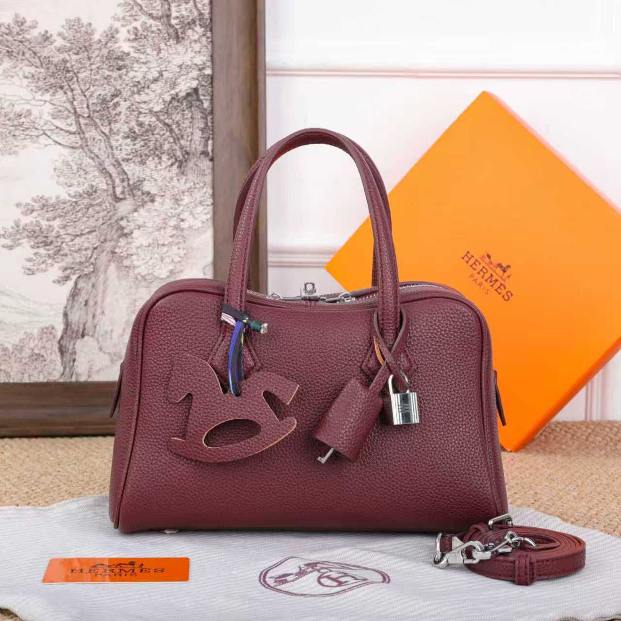 Hermès Bolide 1923 - 25 (Rouge H / Burgundy)
