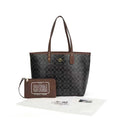 Coach Reversible City Tote in Signature Canvas (Brown/Black)