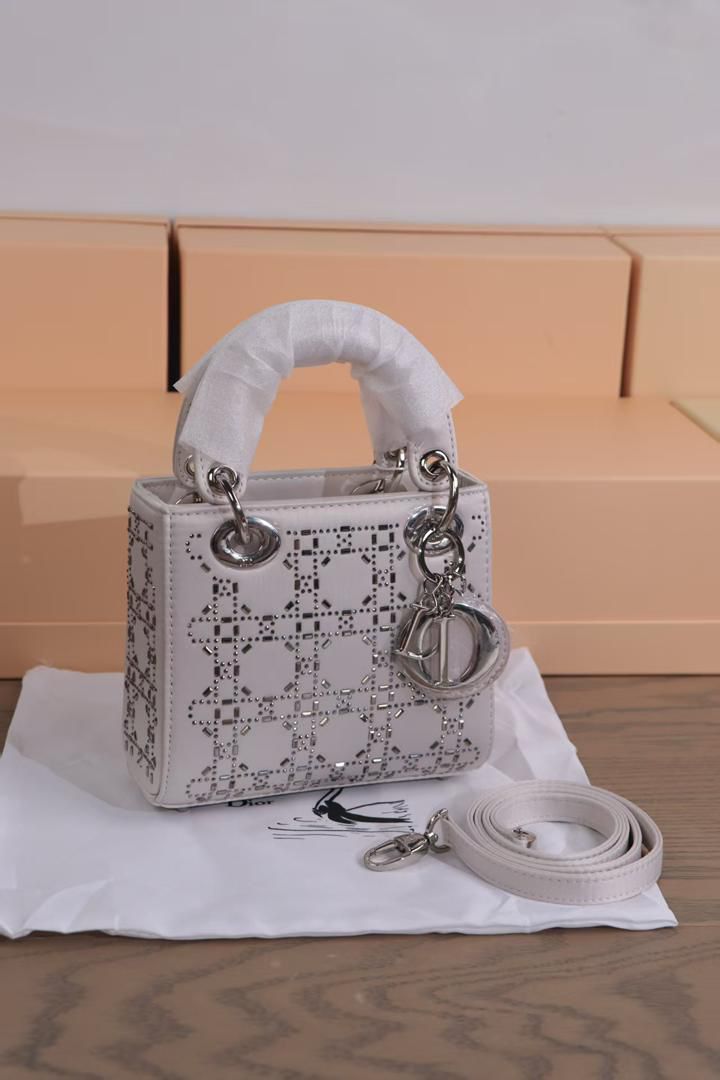 Lady Dior My ABCDior Bag with Crystal Cannage Embroidery