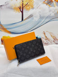 Louis Vuitton Zippy Organizer (Monogram Eclipse)