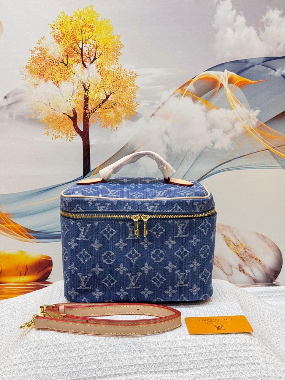 Louis Vuitton Nice BB in Monogram Denim (Blue)
