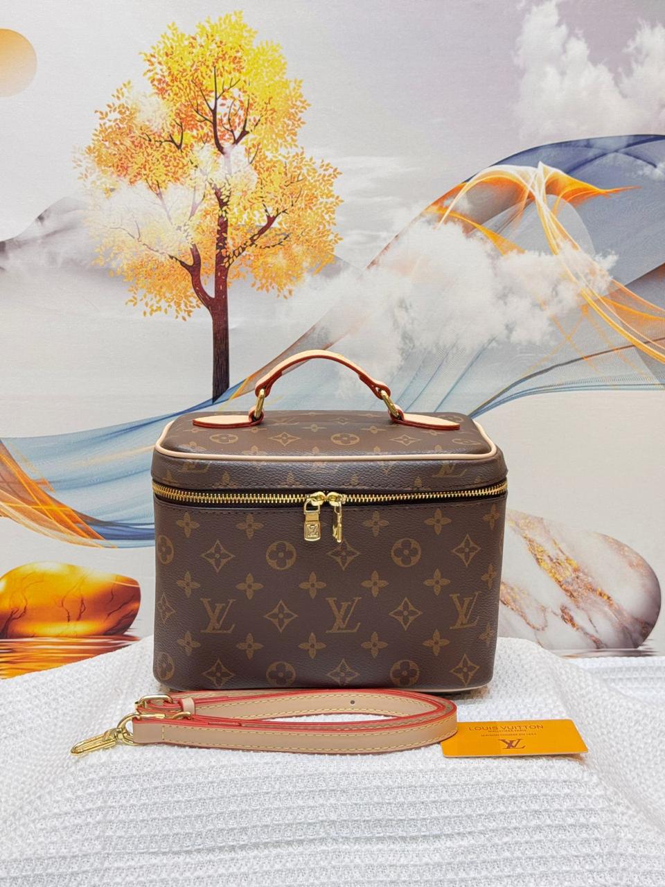 Louis Vuitton Nice BB Toiletries Bag in Monogram Canvas (Brown)