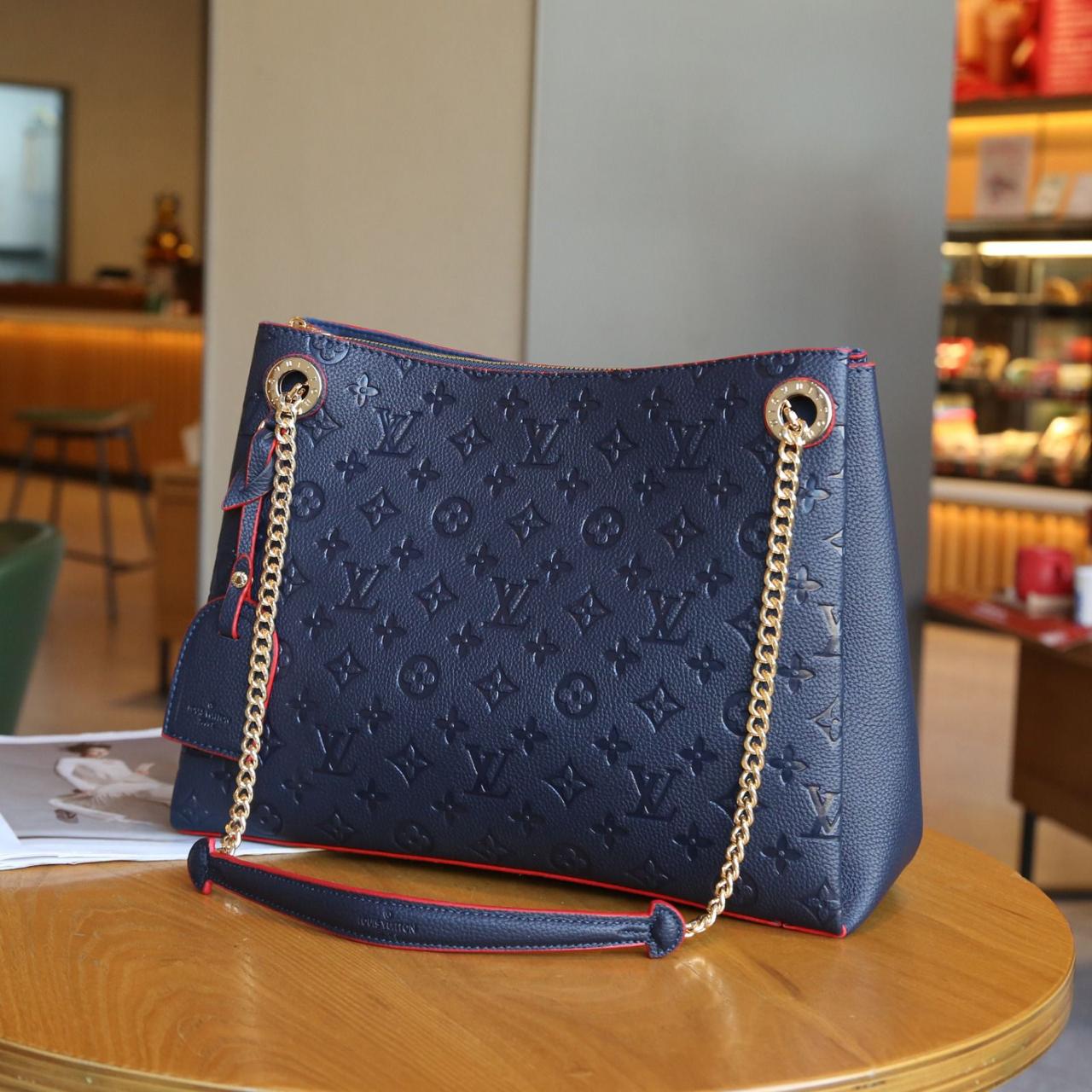 Louis Vuitton Vavin MM in Monogram Empreinte Leather (Marine Rouge)