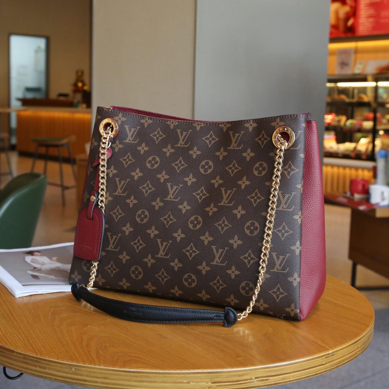 Louis Vuitton Vavin MM in Monogram Canvas & Leather (Cerise)