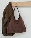 Saint Laurent (YSL) Le 5 à 7 Supple Large Hobo Bag in Suede