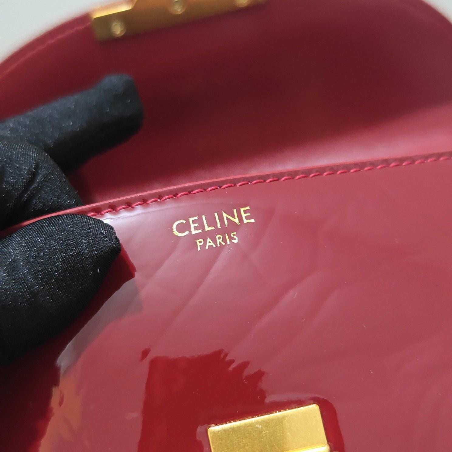 Celine Small Triomphe Top Handle Bag
