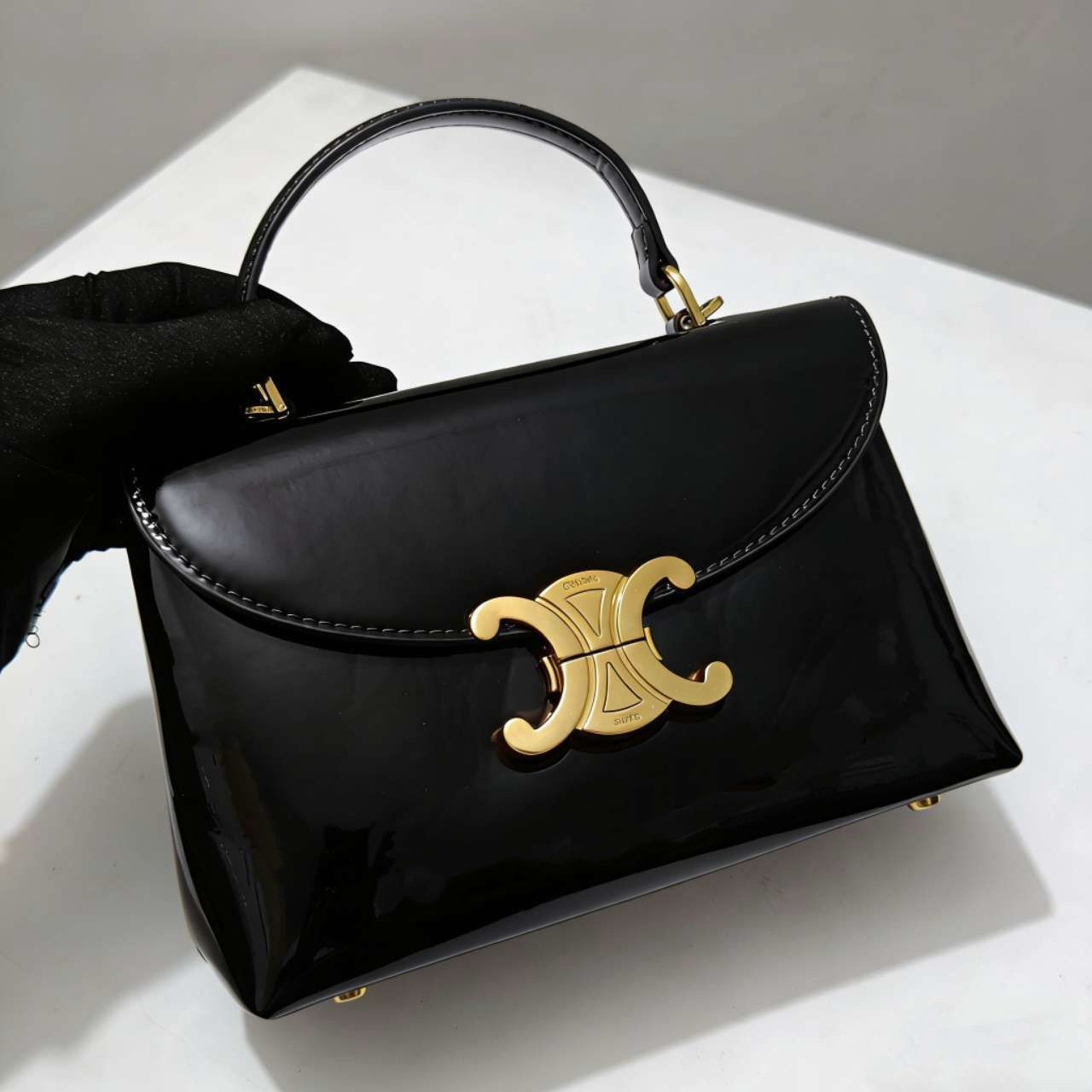 Celine Small Triomphe Top Handle Bag
