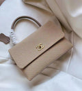 Chanel Coco Handle Flap Bag (Light Beige)