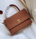 Chanel Coco Handle Flap Bag (Brown)