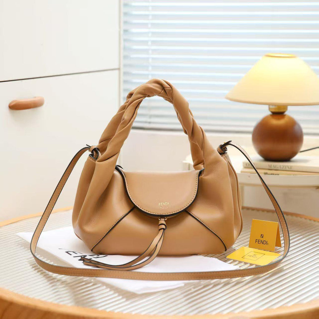 Fendi C'Mon Bag (Tan/Camel)