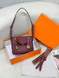 Hermès Lindy Mini (Rouge Sellier / Burgundy)