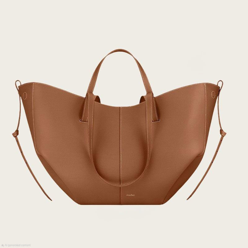 Polène Cyme (Camel / Textured Cognac)
