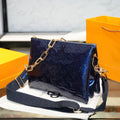 Louis Vuitton Coussin PM (Navy Patent)