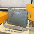 Louis Vuitton Coussin PM (Grey Patent)
