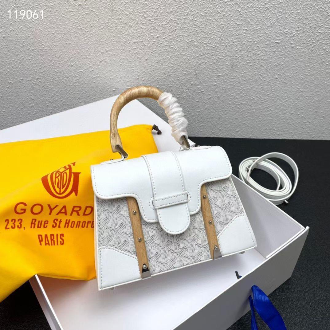 Goyard Saïgon Structured Bag (White)