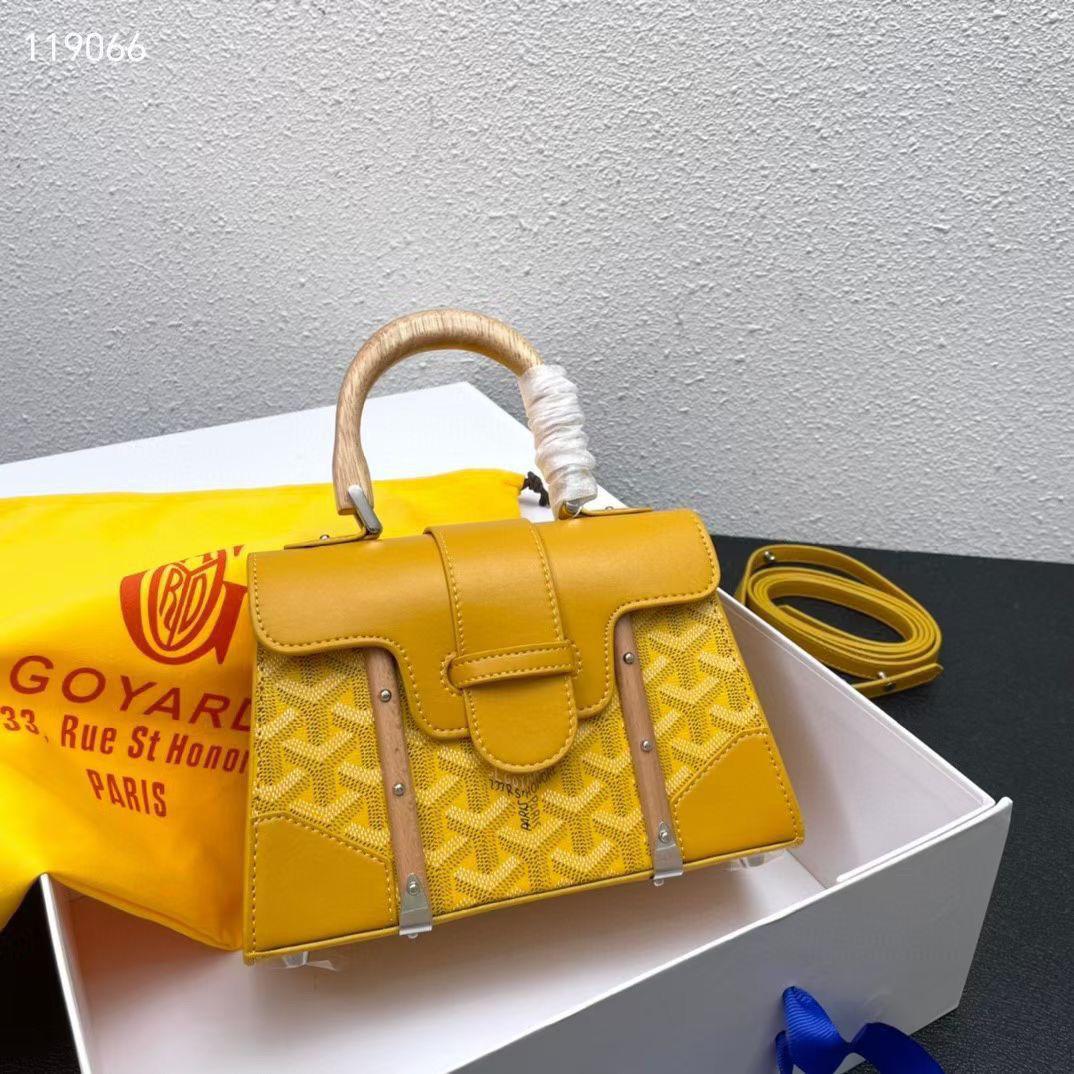 Goyard Saïgon Structured Bag (Yellow)