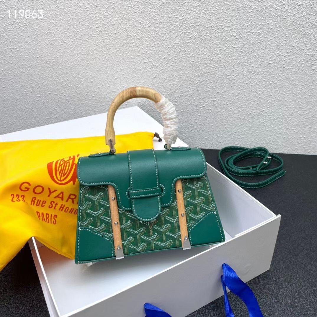 Goyard Saïgon Structured Bag (Green)