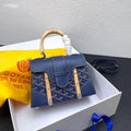 Goyard Saïgon Structured Bag (Navy Blue)