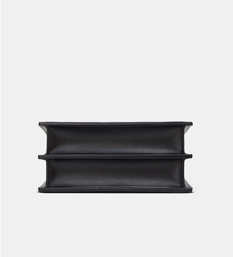 Armani Exchange Square Satchel (Black)