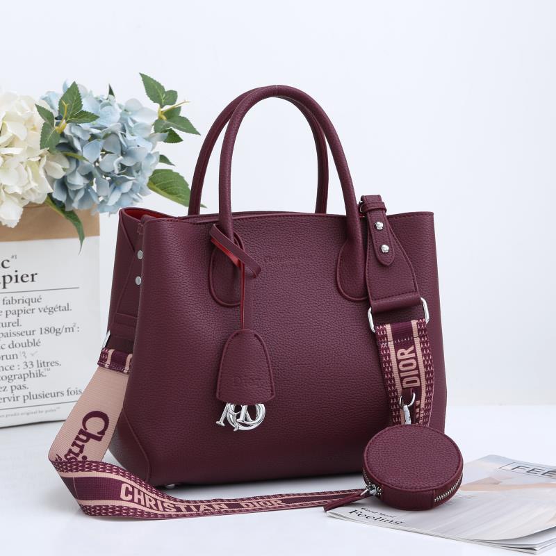 Dior Vibe Medium Classic Bag (Burgundy / Bordeaux)