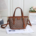 Coach Mollie Tote 25 in Signature Canvas (Khaki/Terracotta)