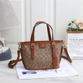 Coach Mollie Tote 25 in Signature Canvas (Brown/Tan)