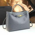 Bottega Veneta Small Andiamo Bag (Thunder / Grey)