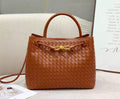 Bottega Veneta Small Andiamo Bag (Caramel/Tan)